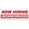 Signmission Now Hiring Ironworkers Banner Apply Inside Accepting Application Single Sided B-30263 - alternate 1
